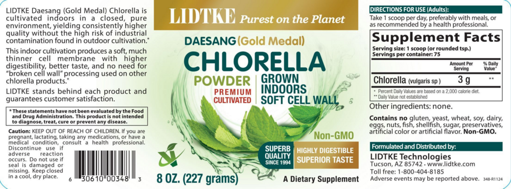 Product image for Chlorella Powder.