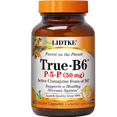 TrueB6 50mg [P-5-P] 60 capsules