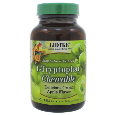 L-Tryptophan Chewable Green Apple 60 Chewables