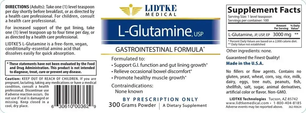 Product image for L-Glutamine.