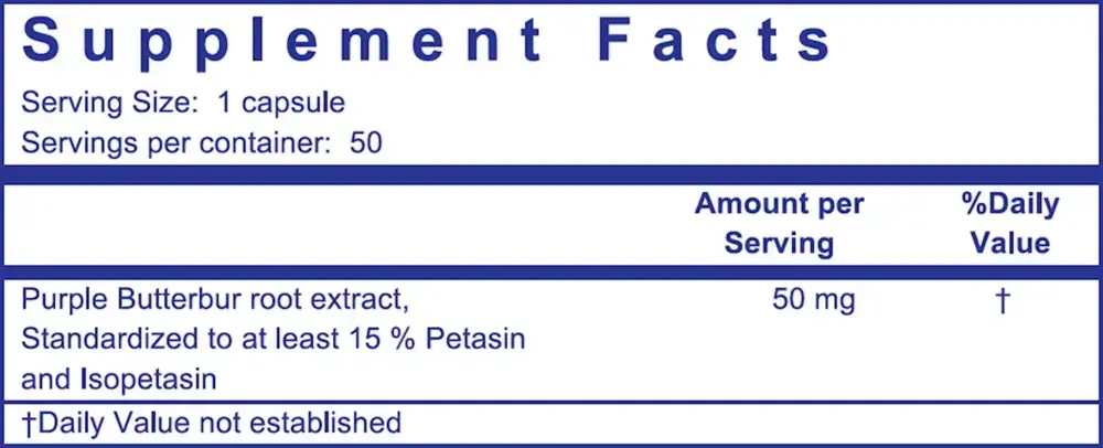 Product image for Petadolex 50mg.