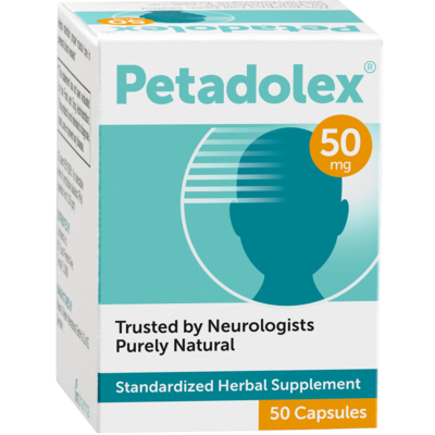 Petadolex 50mg 50 capsules