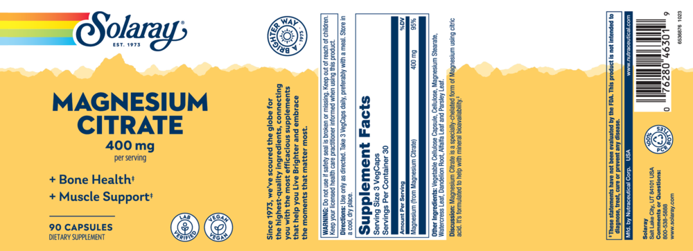 Product image for Magnesium Citrate.