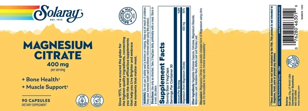 Product image for Magnesium Citrate.