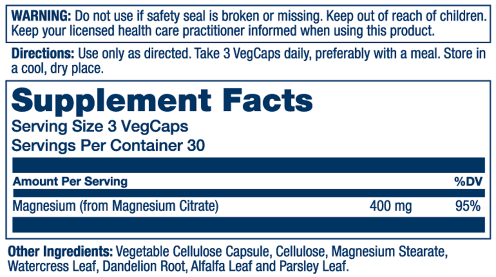 Product image for Magnesium Citrate.