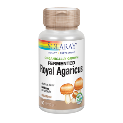 Organically Grown Fermented Royal Agaricus Mushroom 60 capsules
