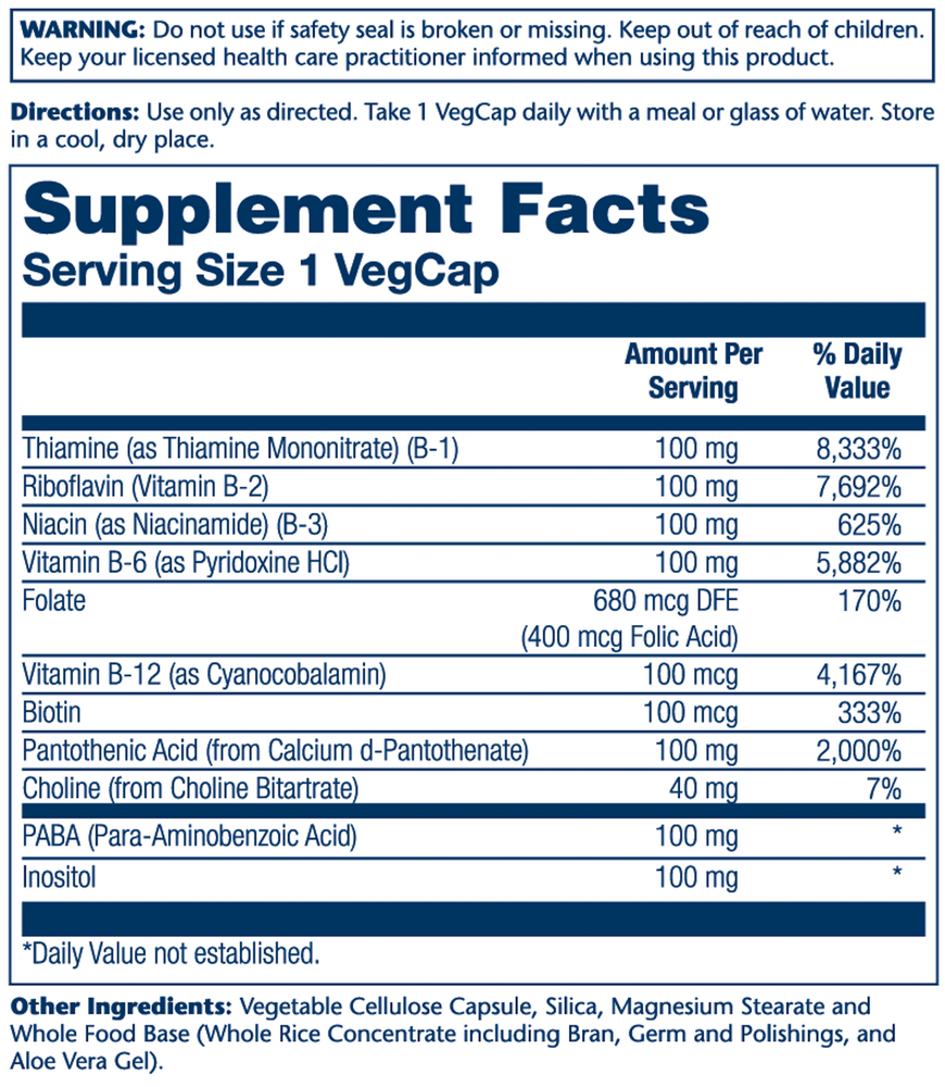 Product image for Vitamin B-Complex 100.