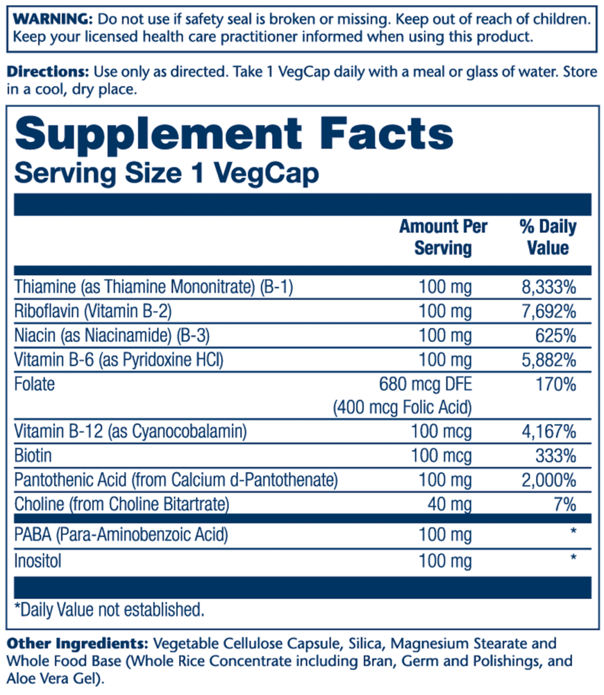 Product image for Vitamin B-Complex 100.