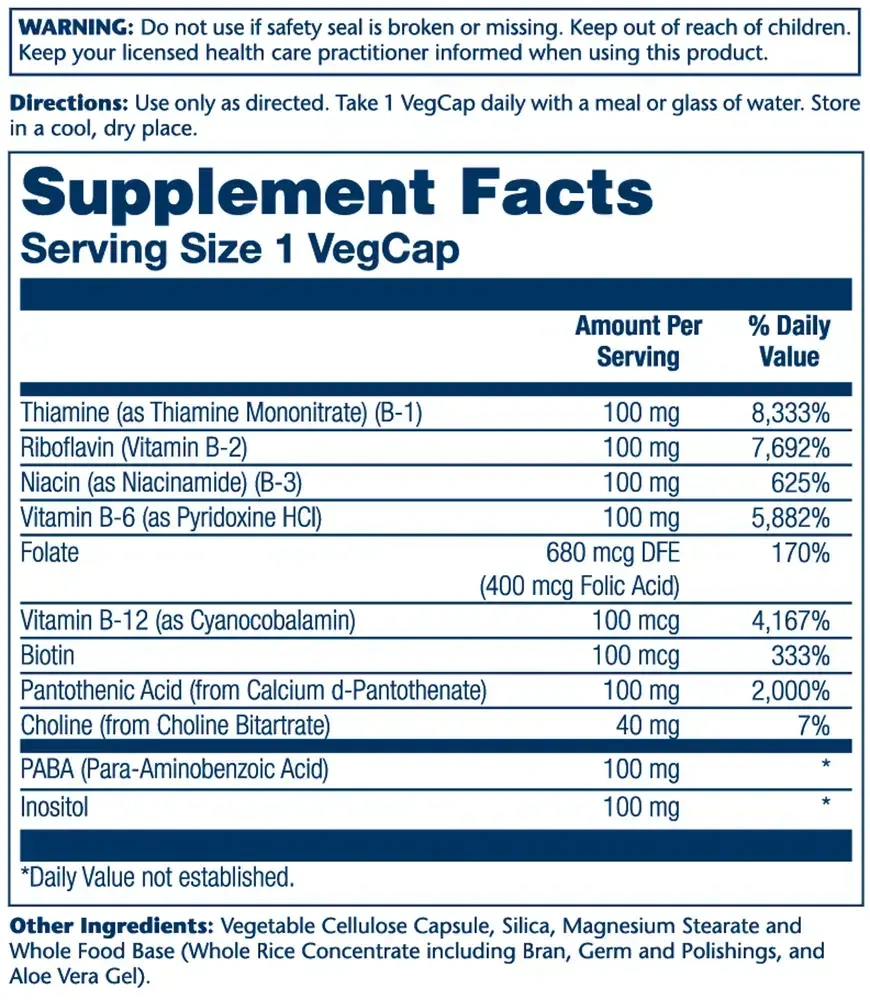 Product image for Vitamin B-Complex 100.