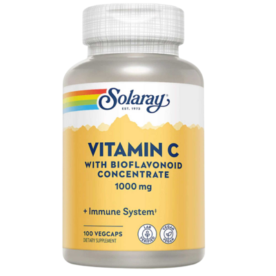 Vitamin C with Rose Hips, Acerola & Bioflavonoids 1000mg 100 capsules