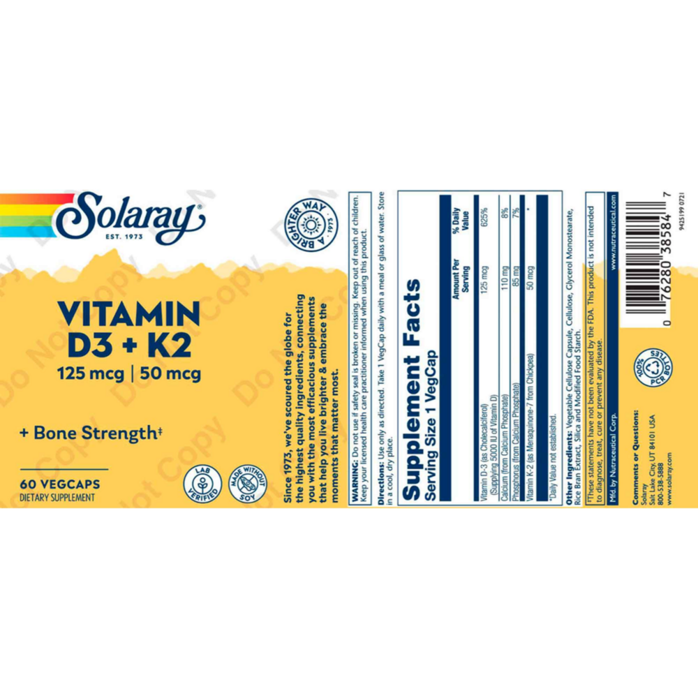 Product image for Vitamin D-3 &amp; K-2.