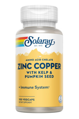 Zinc Copper Amino Acid Chelate 100 capsules