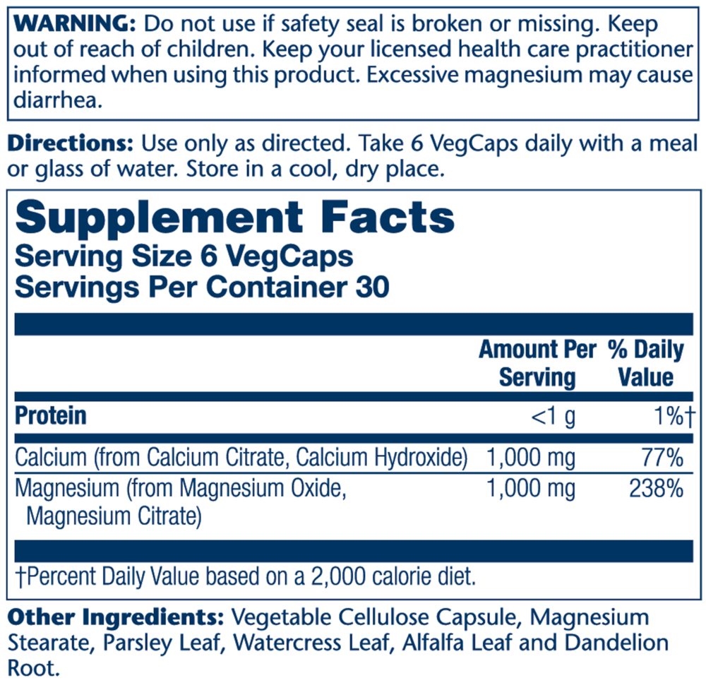 Product image for Cal Mag Citrate 1:1.