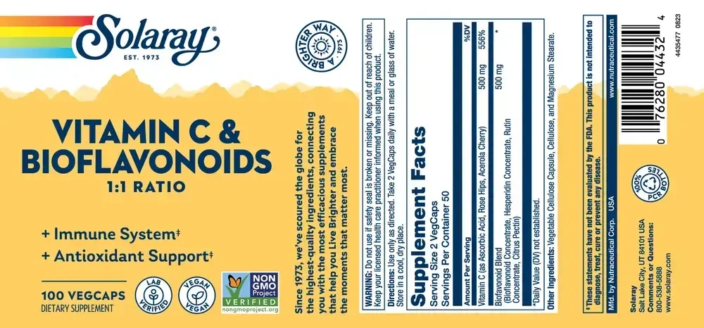Product image for Vitamin C Bioflavonoids 1:1.