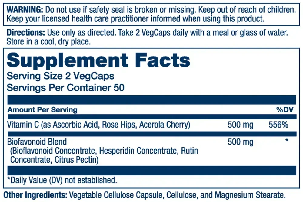 Product image for Vitamin C Bioflavonoids 1:1.