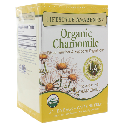 Product image for Organic Chamomile (20 Tea Bags). Discontinued.