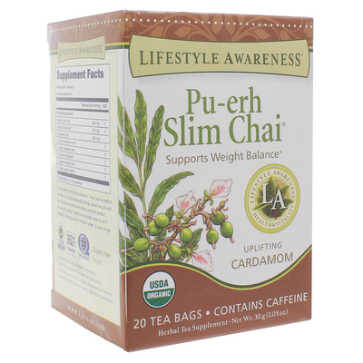 Puerh Slim Chai 20 Tea Bags