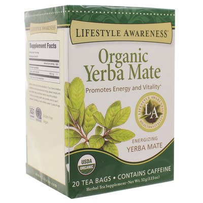 Organic Yerba Mate 20 Tea Bags