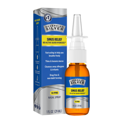 Bio-Active Silver Hydrosol Sinus Relief 29 Milliliters