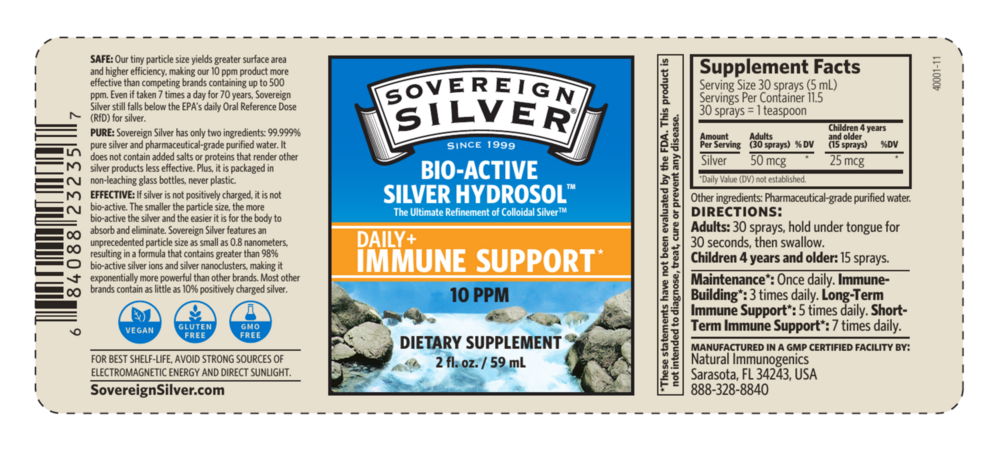 Product image for Bio-Active Silver Hydrosol Immune Fine Mist Spray.