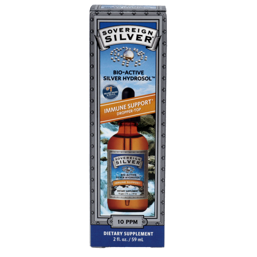 Product image for Bio-Active Silver Hydrosol Immune Dropper.