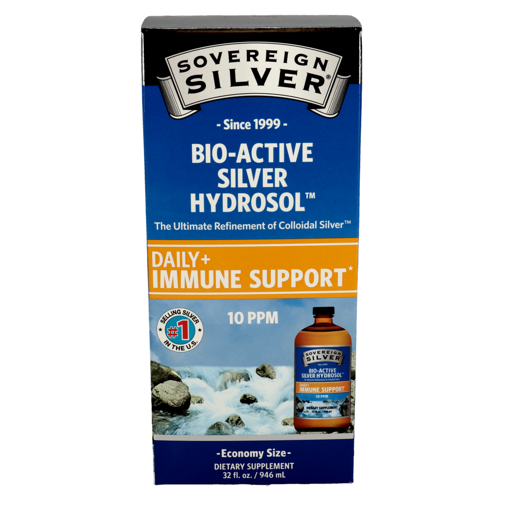 Product image for Bio-Active Silver Hydrosol Immune Screw Top.