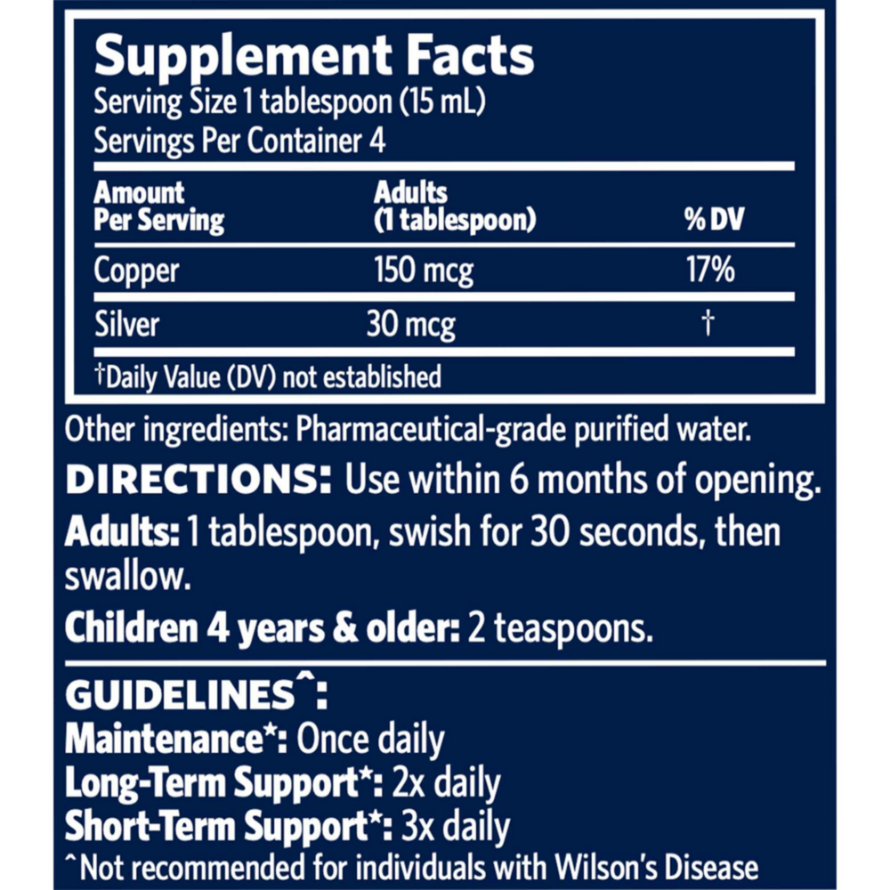 Product image for Sovereign Copper Bio-Active Copper Hydrosol Twist Top.