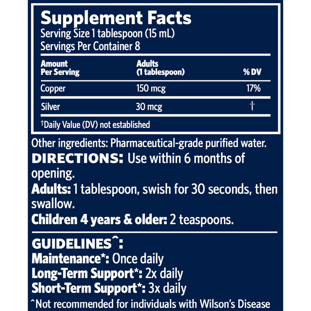 Product image for Sovereign Copper Bio-Active Copper Hydrosol Twist Top.