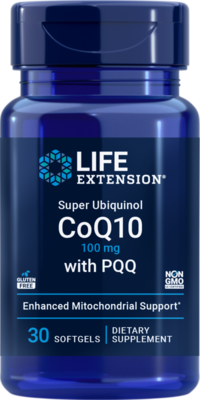 Super Ubiquinol CoQ10 with PQQ 30 Softgels