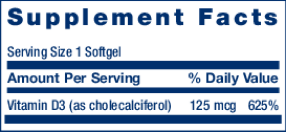 Product image for Vitamin D3 5,000IU.