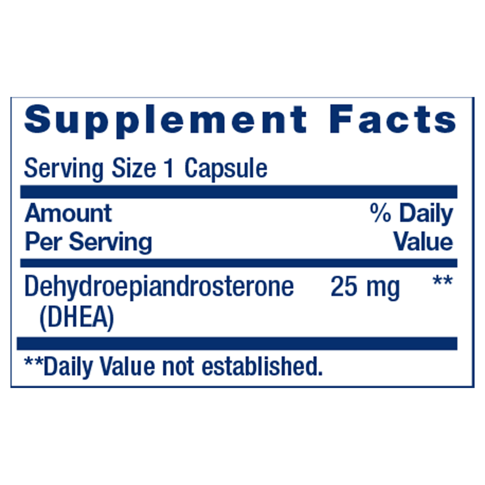 Product image for DHEA 25mg.