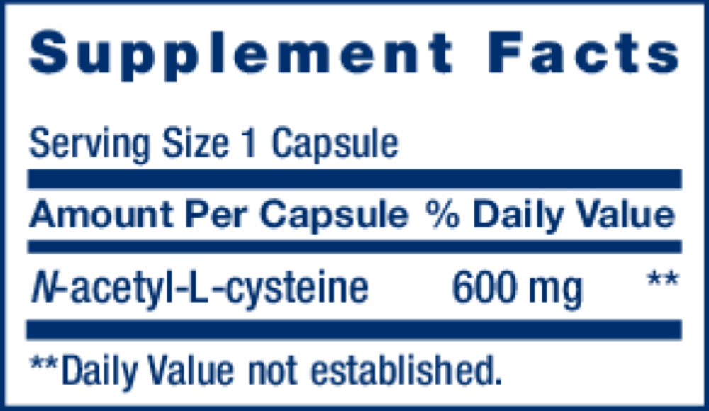 Product image for N-Acetyl-L-Cysteine.