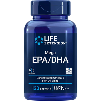 Mega EPA/DHA (120 Softgels) Product image for Mega EPA/DHA (120 Softgels). Discontinued.