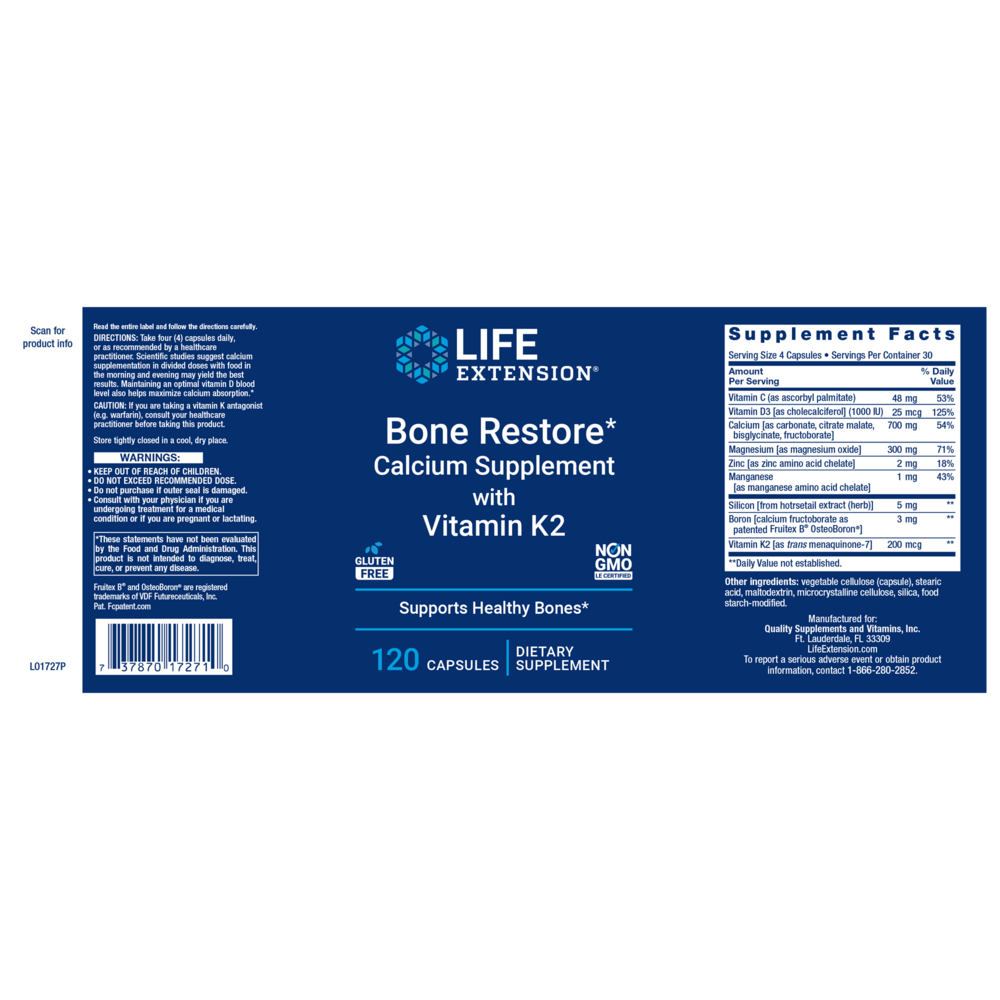 Product image for Bone Restore w/Vitamin K2.