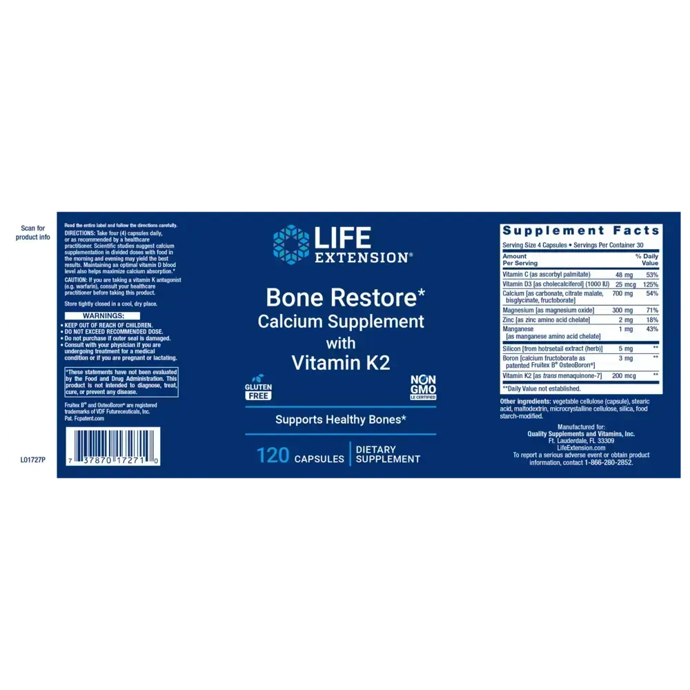 Product image for Bone Restore w/Vitamin K2.