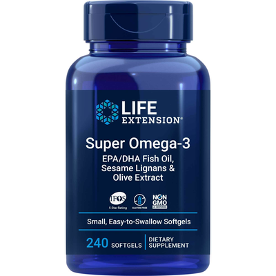 Super Omega-3 EPA/DHA Easy to Swallow 240 Softgels