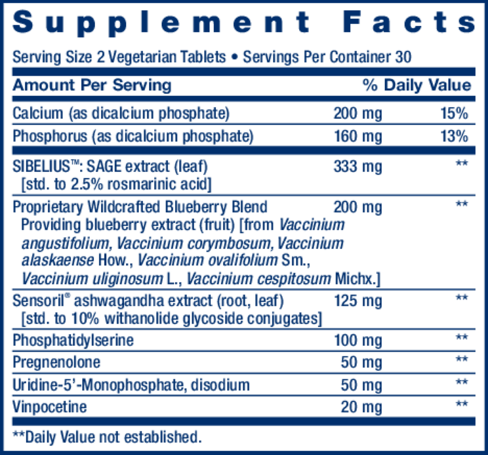 Product image for Cognitex Elite Pregnenolone.