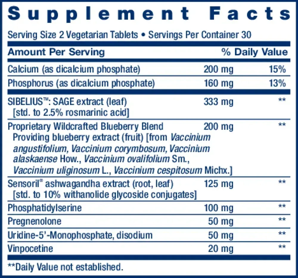 Product image for Cognitex Elite Pregnenolone.