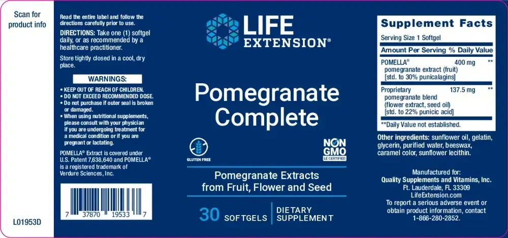 Product image for Pomegranate Complete.