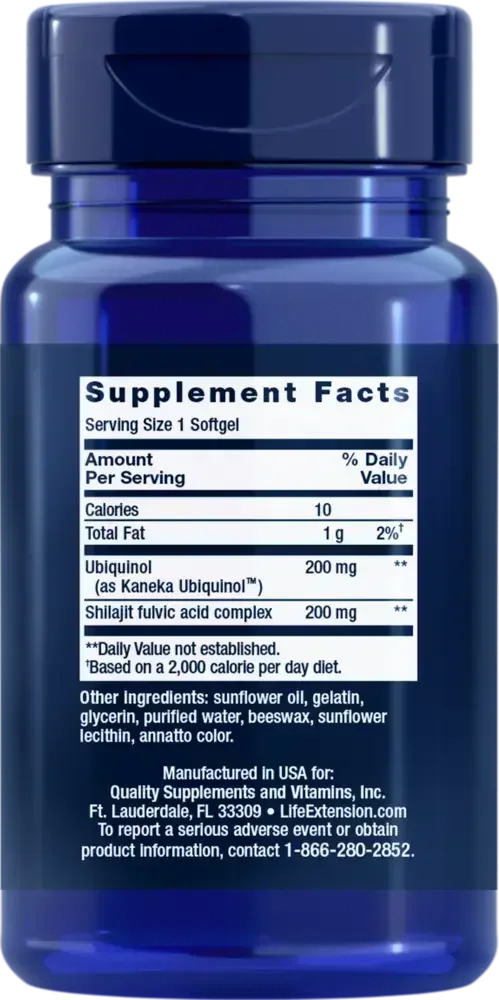 Product image for Super Ubiquinol CoQ10 w/Enhanced Mito Support 200mg.