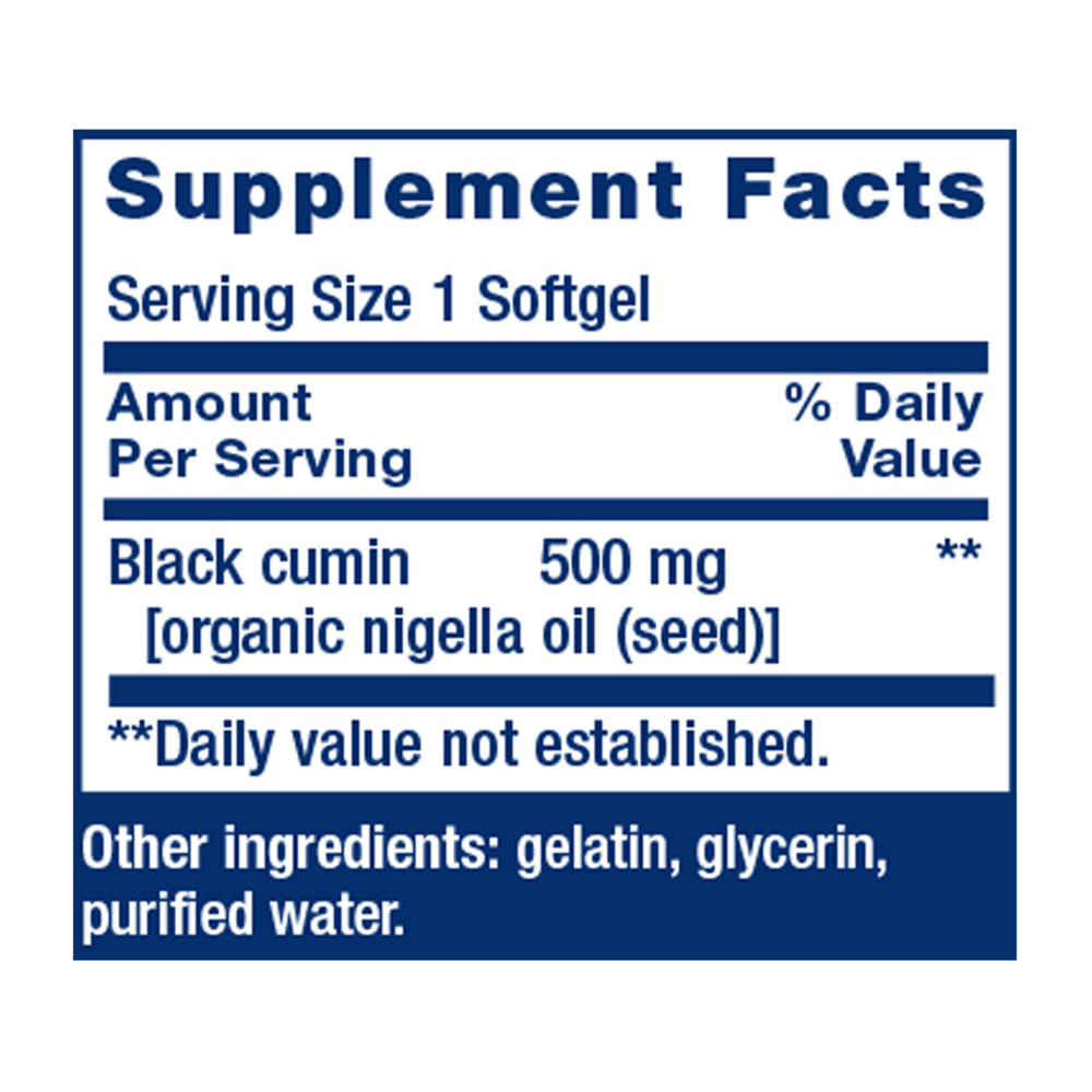 Product image for Black Cumin Seed Oil.