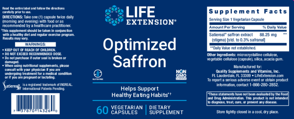 Product image for Optimized Saffron.