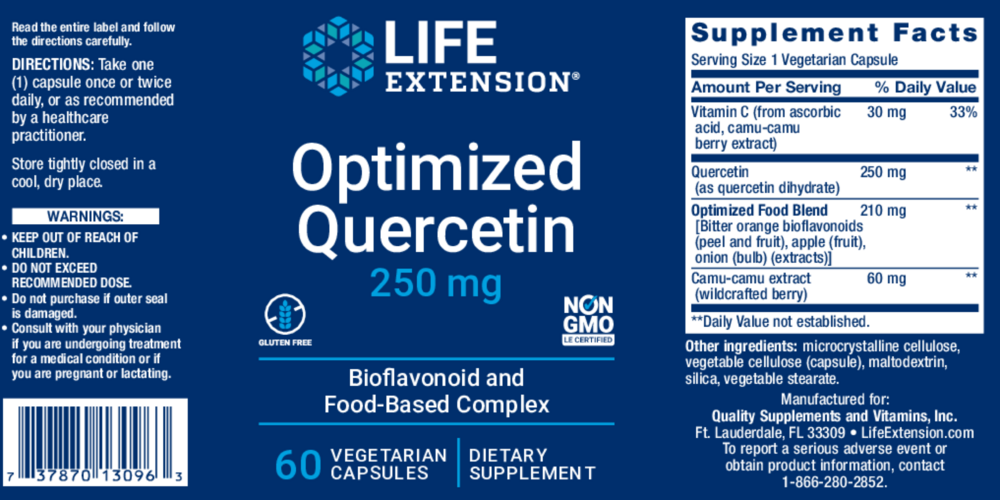 Product image for Optimized Quercetin.