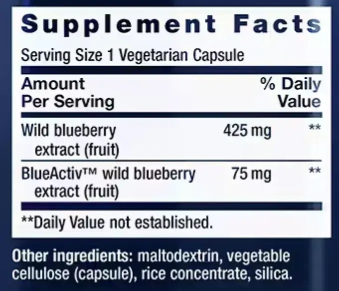Product image for Blueberry Extract.