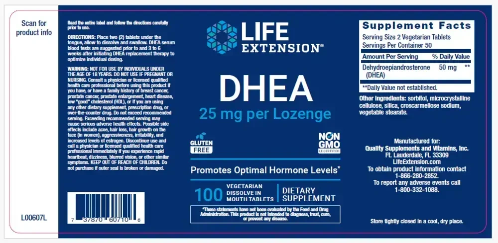 Product image for DHEA 25mg.