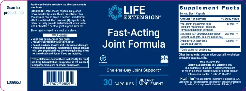 Product image for Fast-Acting Joint Formula.