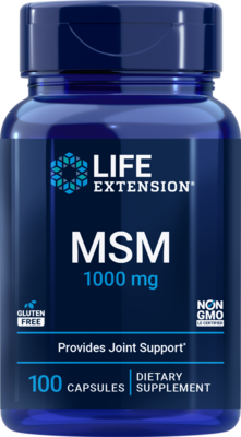 MSM 1000mg 100 capsules