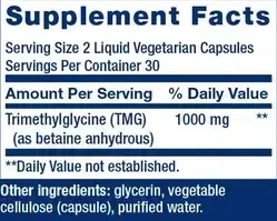 Product image for TMG 500mg.