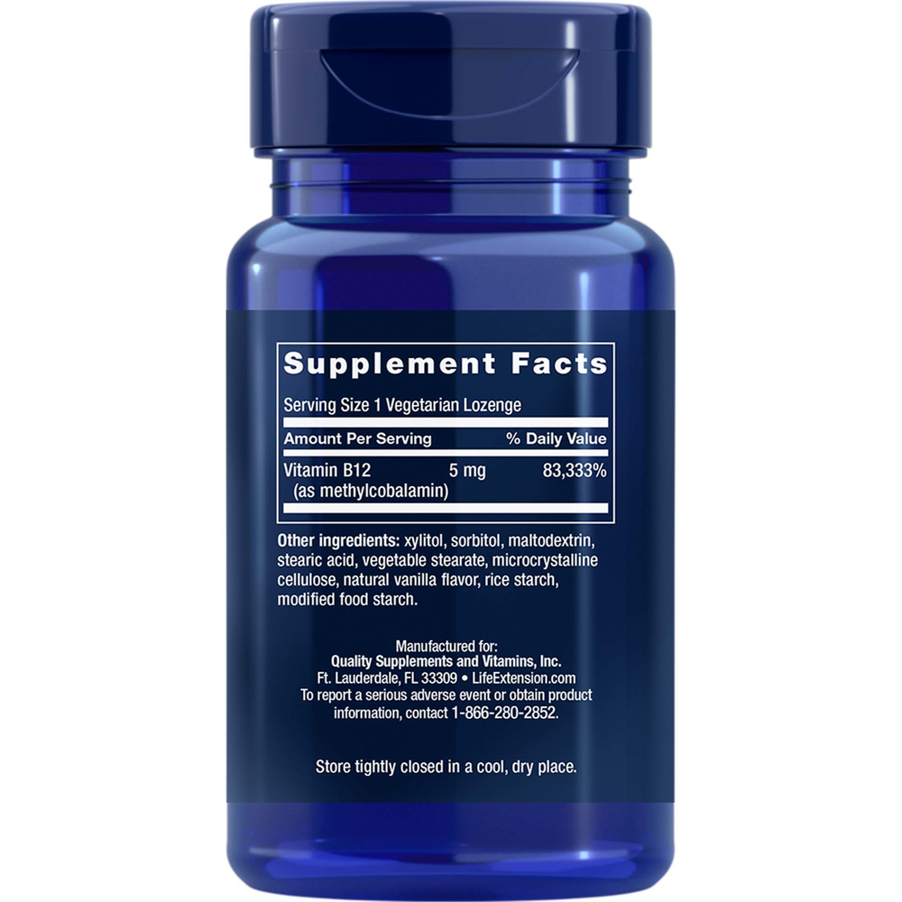 Product image for Methylcobalamin 5mg.