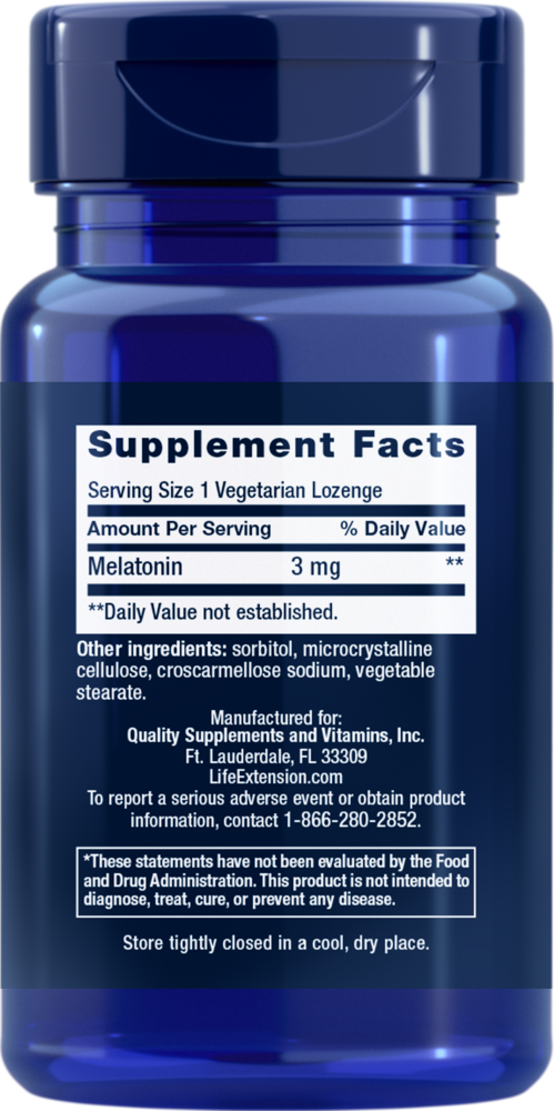 Product image for Melatonin 3mg.